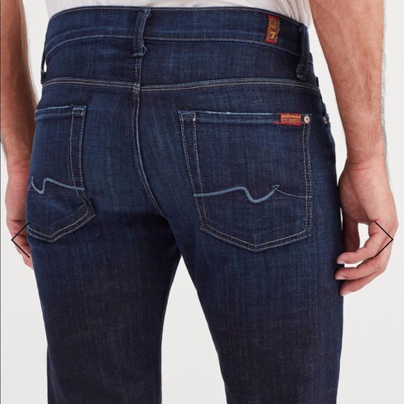 Men’s Seven For All Mankind Slimmy Jeans - Picture 3 of 7